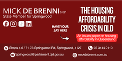 Mick de Brenni MP, State Member for Springwood